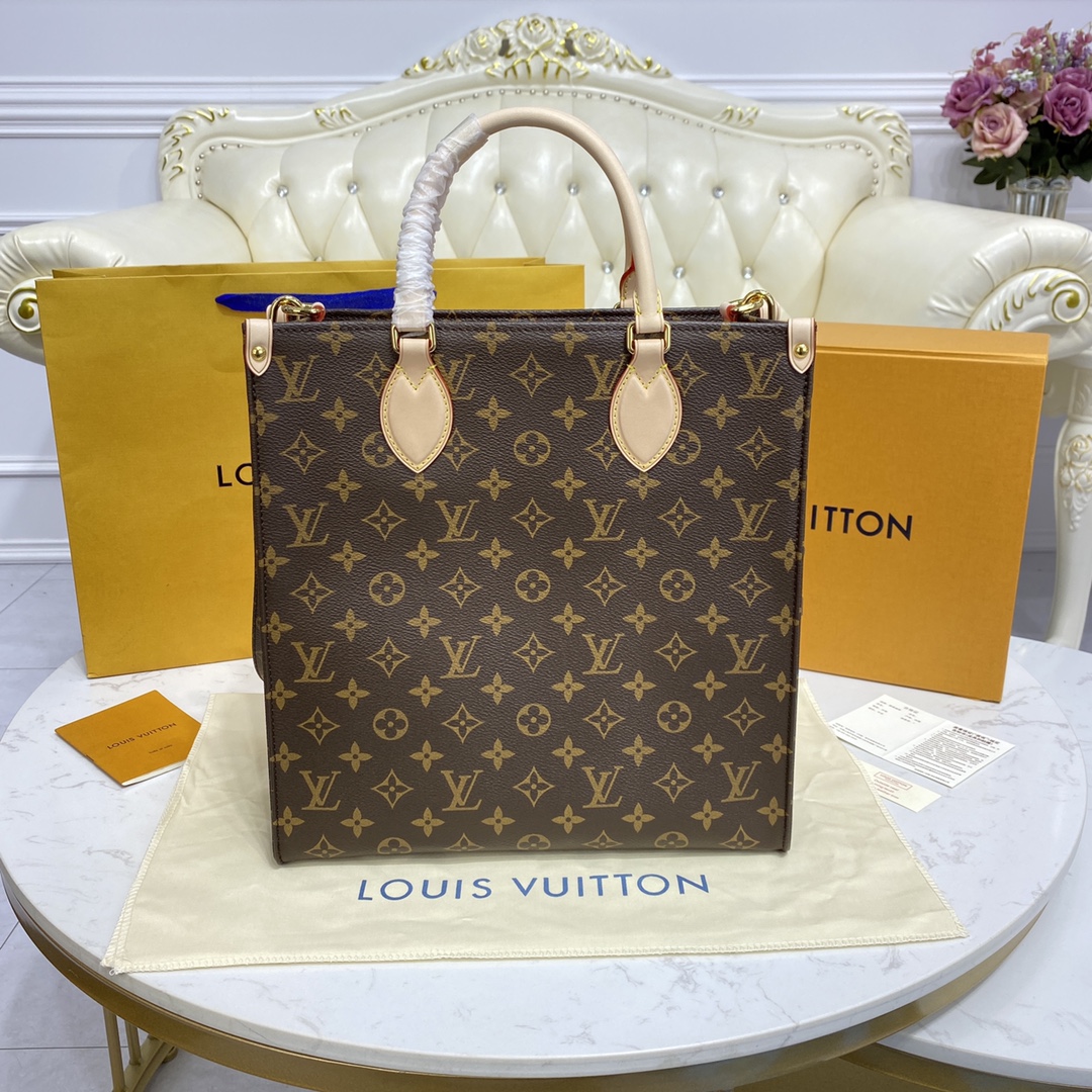 Louis Vuitton SAC PLAT PM Handbag Monogram M45848 